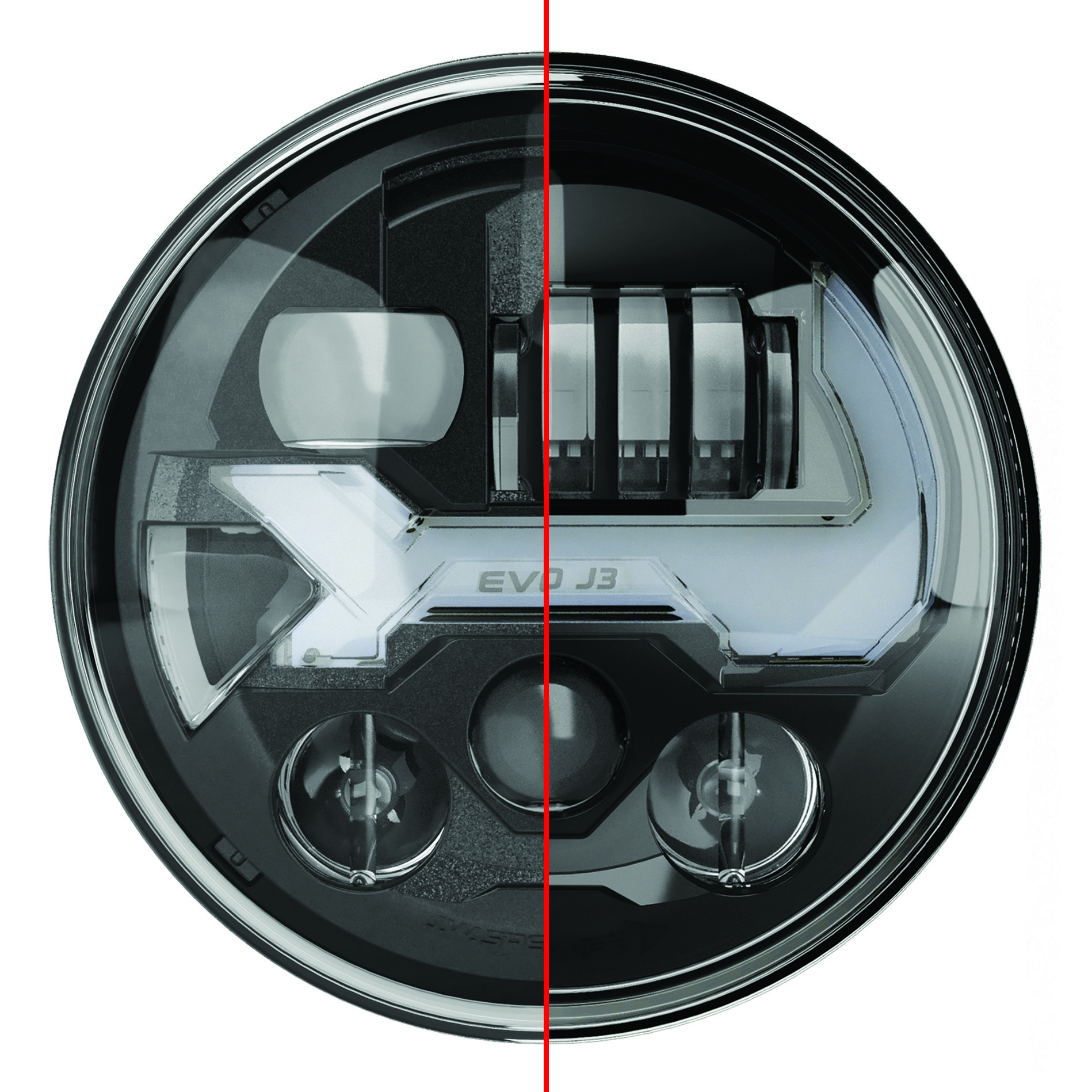 J.W. Speaker 8700 EVO J3 LED Headlights for 0718 Jeep Wrangler JK